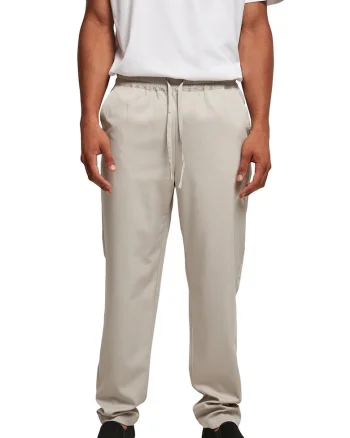 Pantaloni relaxed fit cu snur de ajustare, Gri deschis