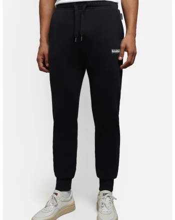 Pantaloni sport cu snur in talie Box, Bleumarin