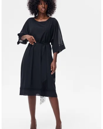 Rochie cu maneci semitransparente Olga