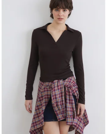 Bluza polo extra slim fit, Maro