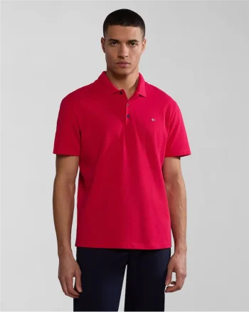 Tricou polo cu detaliu logo in piept Ealis,