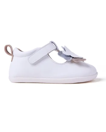 Pantofi de piele Kilgoris Makindu, Alb