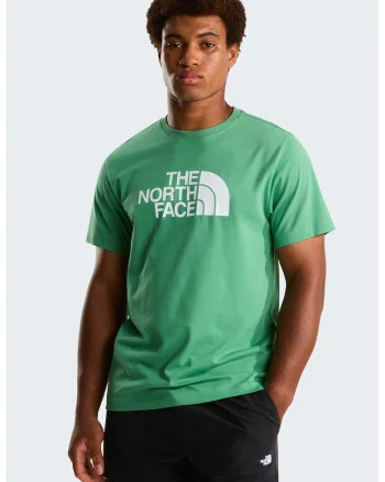 Tricou cu decolteu la baza gatului si imprimeu logo Evolution, Alb/Verde