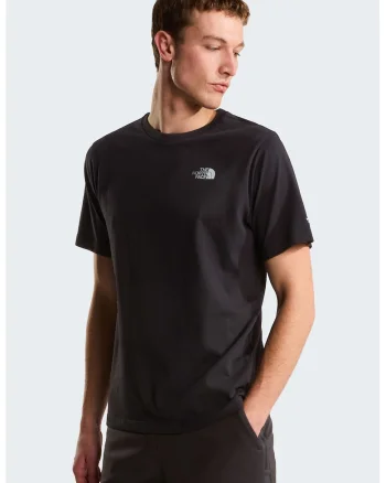 Tricou cu decolteu la baza gatului si imprimeu pe partea din spate, Negru/Gri deschis
