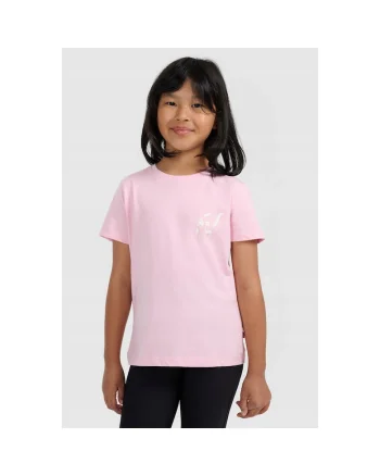Tricou copii,  regular fit, roz, bumbac