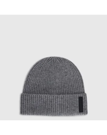 Caciula beanie barbati,  gri, M, 100% lana