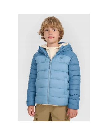 Geaca baieti JRAW25TDJAM0770-32S, 4F, Poliester, Albastru