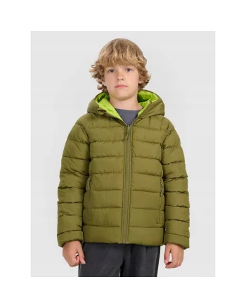 Geaca baieti JRAW25TDJAM0790-43S, 4F, Poliester, Verde
