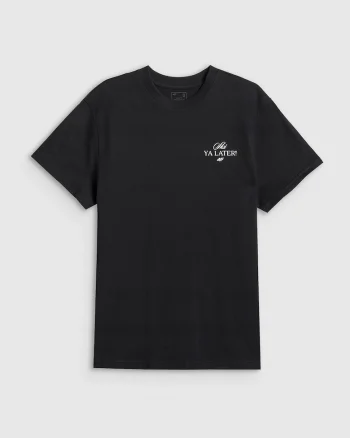 Tricou dama,  negru, bumbac, cu imprimeu,