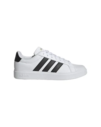 Pantofi sport din piele ecologica Streettalk, Negru/Alb optic
