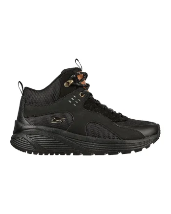 Pantofi sport cu insertii din piele Bobs Sparrow 2.0, Negru