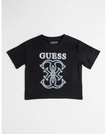 Tricou cu imprimeu logo, Negru/Argintiu