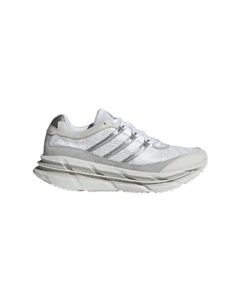 Pantofi sport low-cut Adistar, Alb/Gri/Argintiu