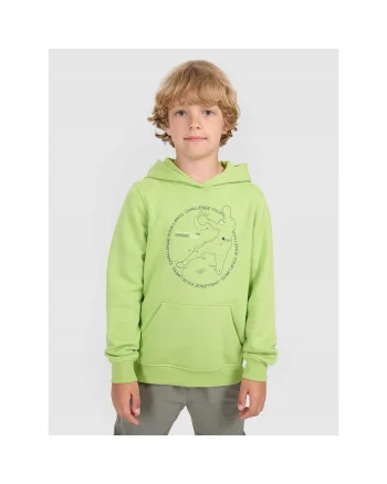Hanorac baieti JWAW25TLONM484-45S, 4F, Bumbac, Verde,