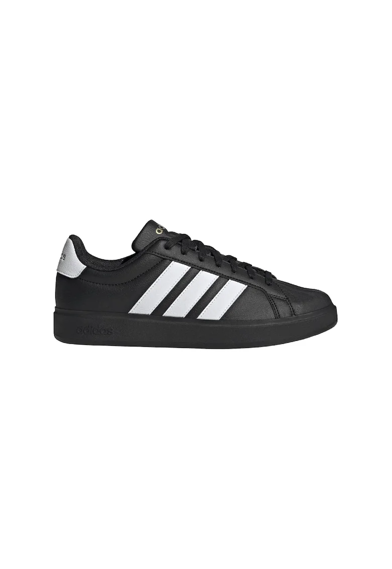 Pantofi sport din piele ecologica Streettalk, Alb/Negru