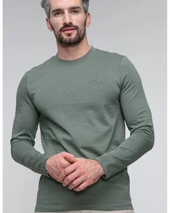 Bluza slim fit Arlington, Verde sparanghel