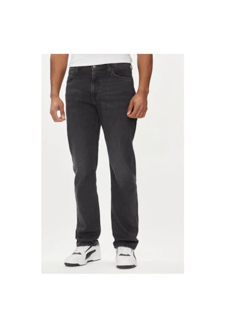 Blugi barbati,  304133411, Bumbac, Negru, Negru