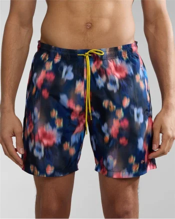 Pantaloni scurti de baie cu imprimeu abstract Inuvik