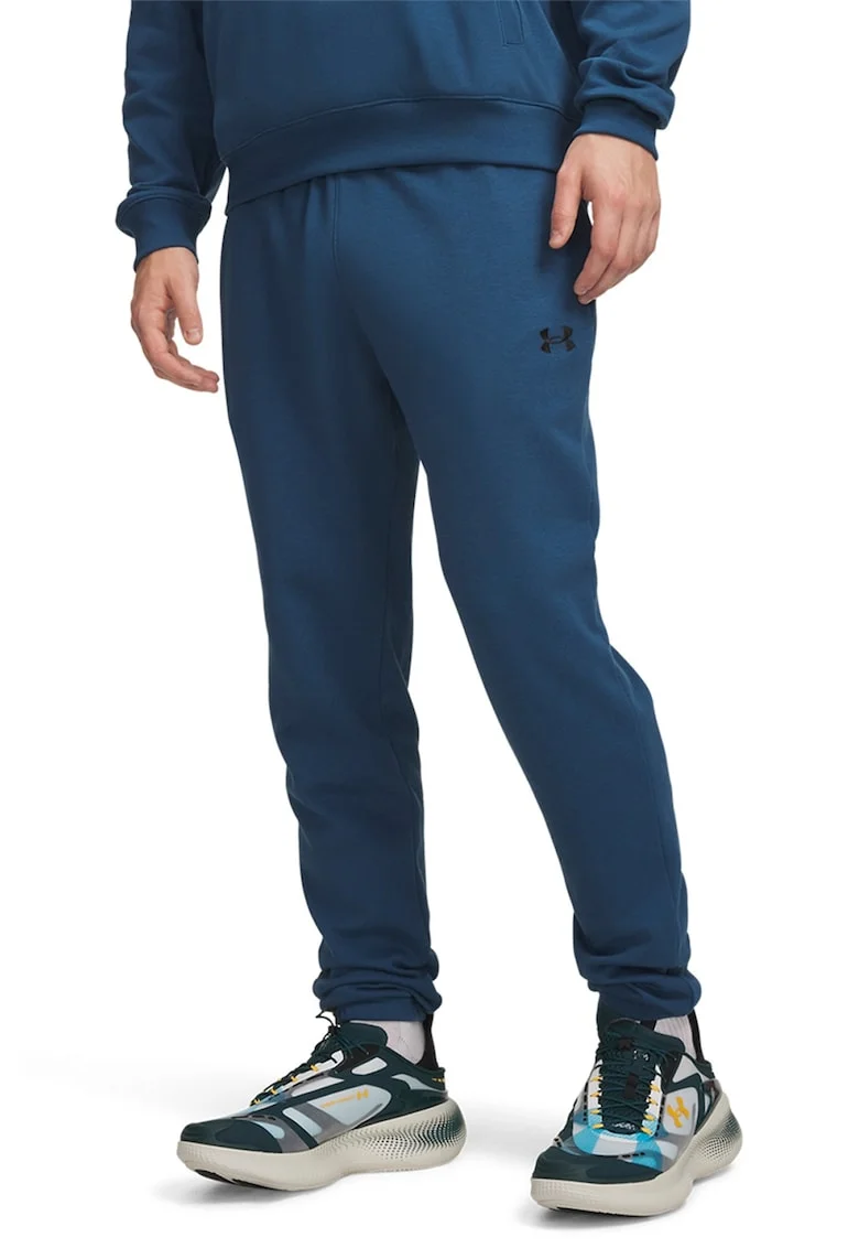 Pantaloni de trening usori din amestec de bumbac Rival, Albastru inchis