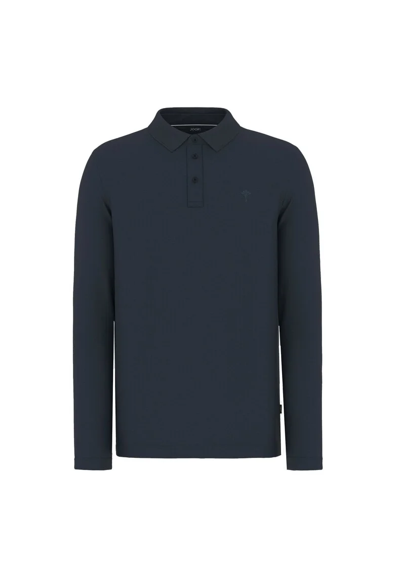 Bluza polo de bumbac organic Pero, Albastru inchis