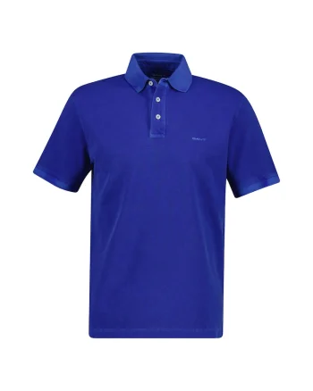 Tricou polo din bumbac Washer, Albastru ultramarin
