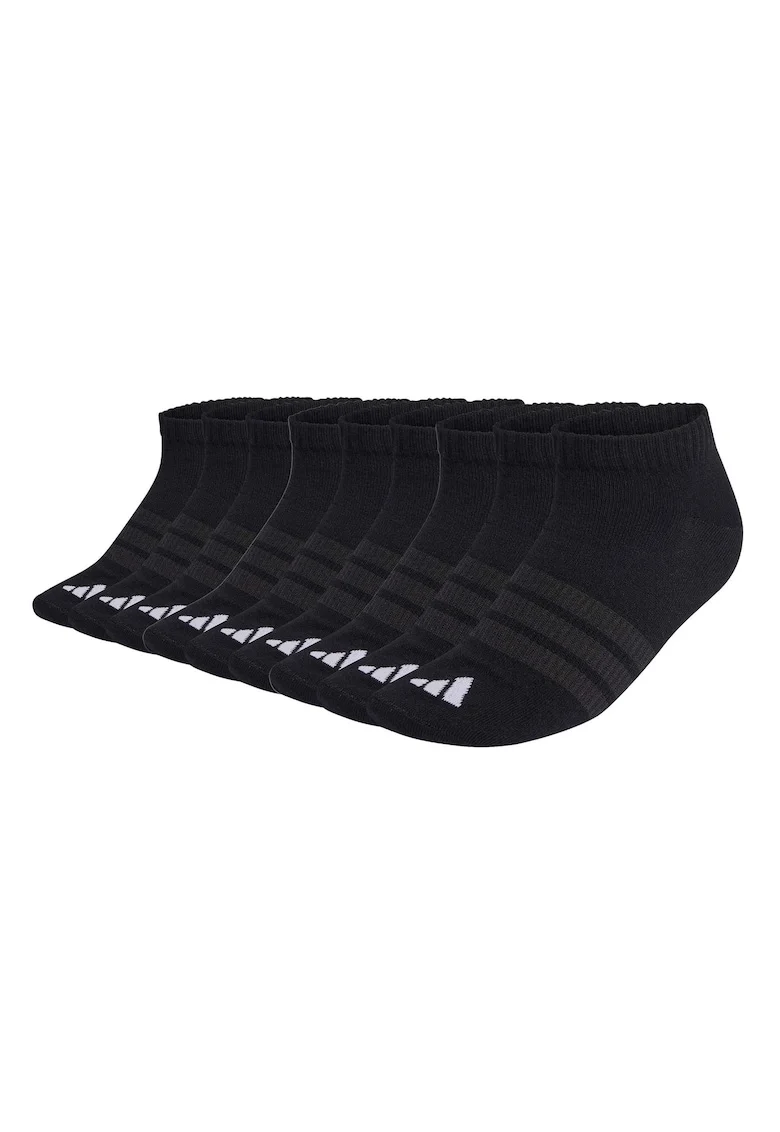 Set de sosete unisex pana la glezna - 9 perechi, Negru