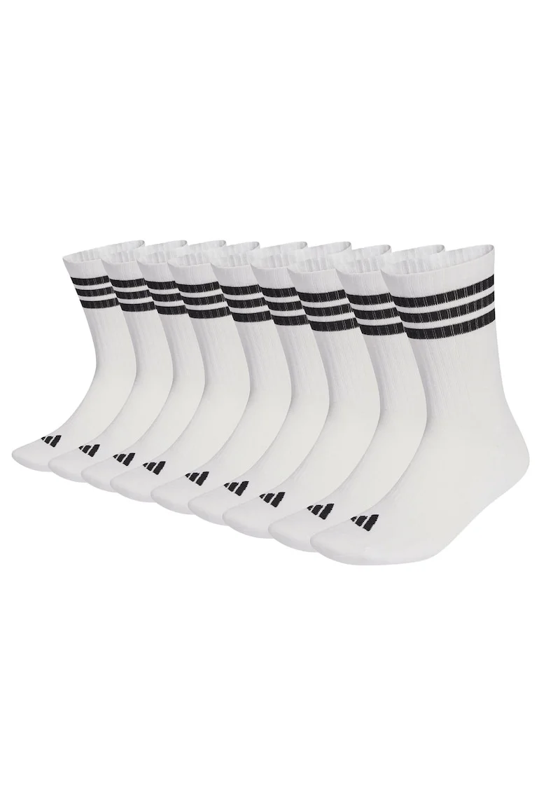 Set de sosete unisex din amestec de bumbac - 9 perechi, Alb