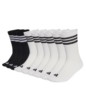 Set de sosete unisex din amestec de bumbac - 9 perechi, Alb/Negru