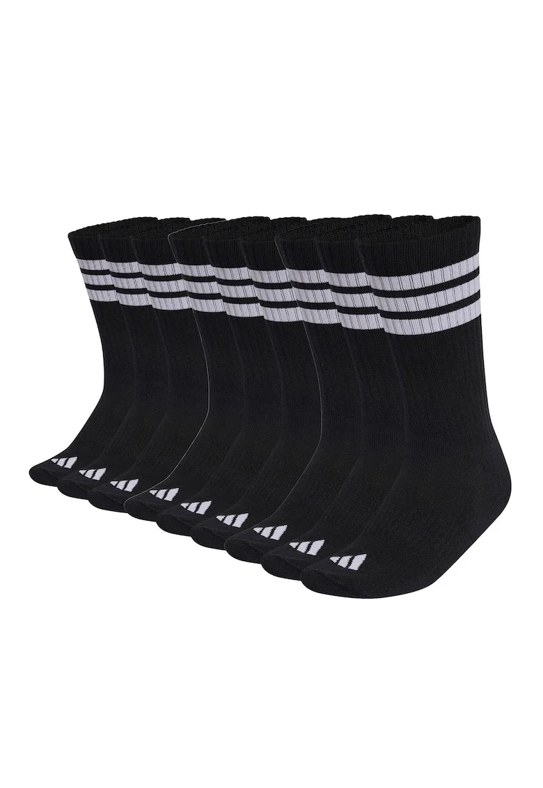 Set de sosete unisex din amestec de bumbac - 9 perechi, Negru