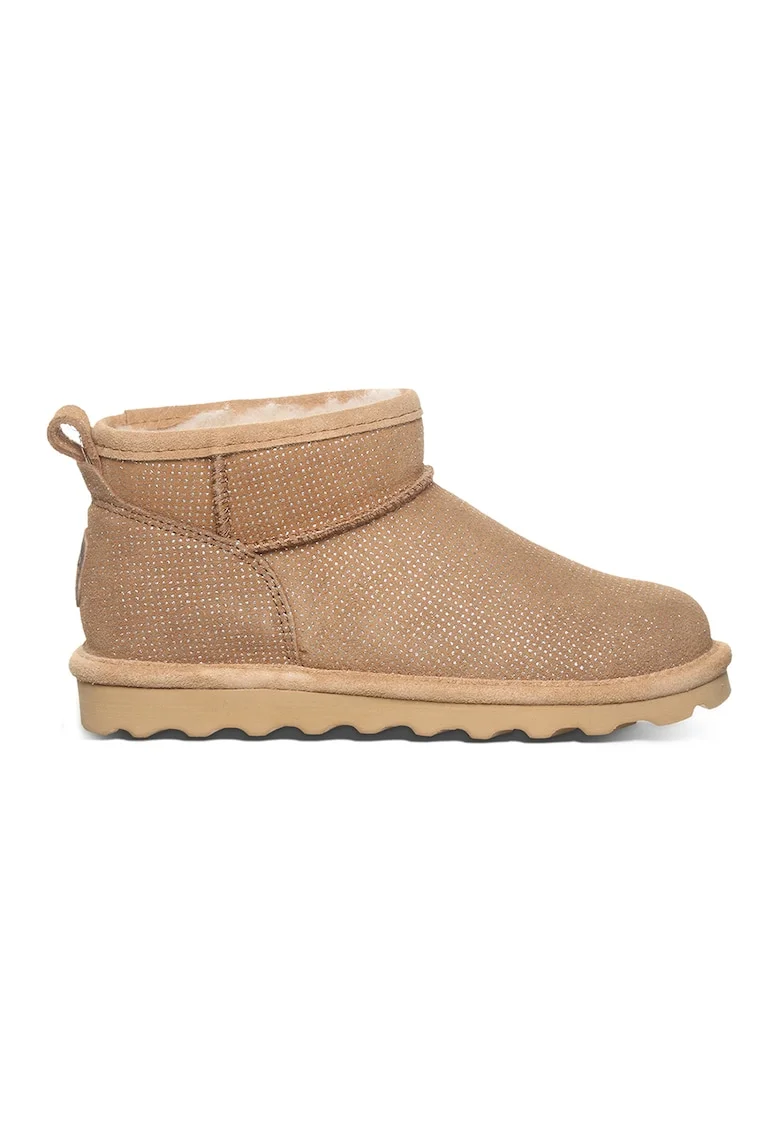 Ghete fara inchidere Shorty Exotic, Maro camel
