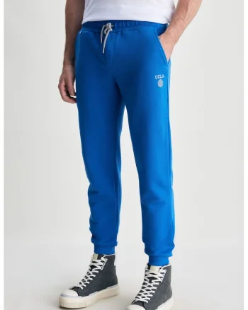 Pantaloni de trening din amestec de bumbac Luskin