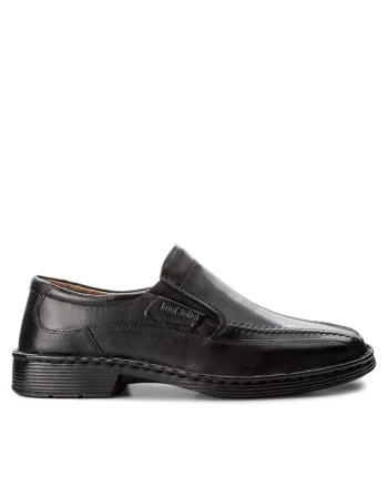 Tenisi barbati  200029627, Piele naturala, 44 EU, Negru