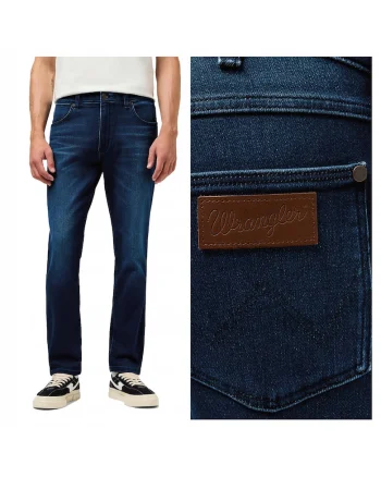 Blugi Barbati,  Larston, Slim Fit, Talie Joasa, Fermoar, Lungi, 5 Buzunare, Bumbac, W30-L32, Albastru