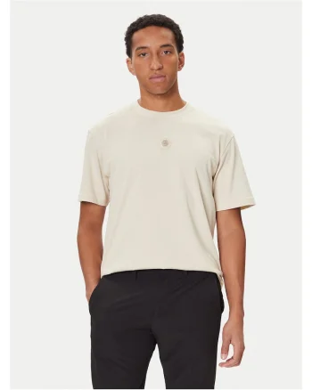 Tricou barbati  bumbac, ecru