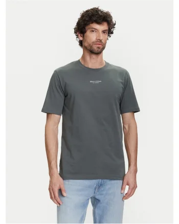 Tricou barbati  verde inchis, bumbac