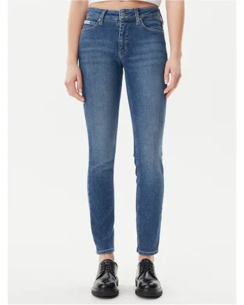 Blugi dama  albastru inchis, denim