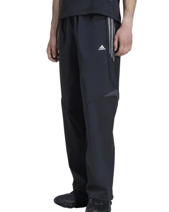 Pantaloni de trening cu talie elastica F50, Negru/Argintiu