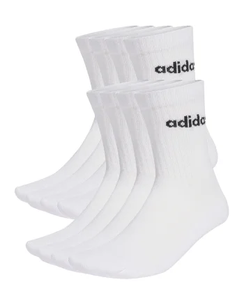 Set de sosete unisex cu monograma, 10 perechi, Alb, Negru,