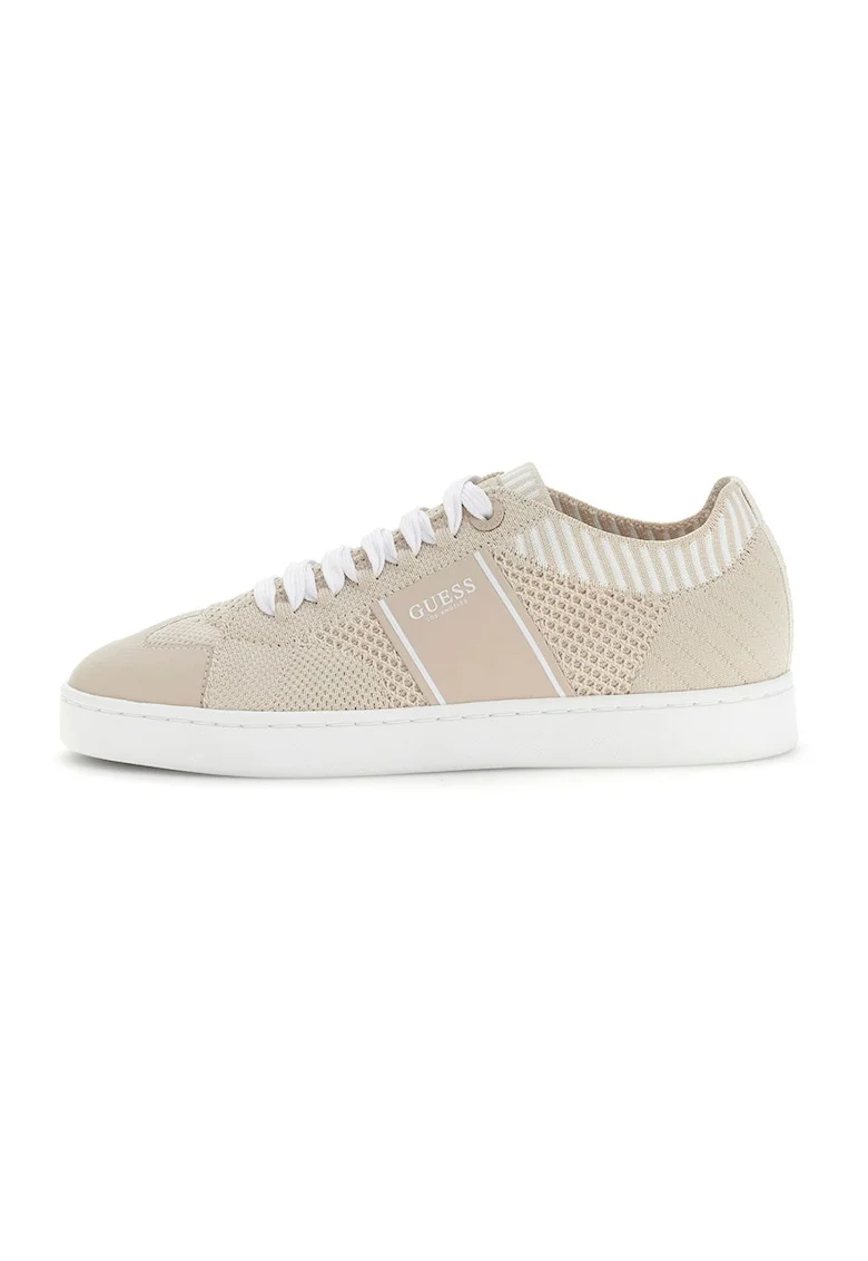 Pantofi sport low-cut din tricot, Maro nisip