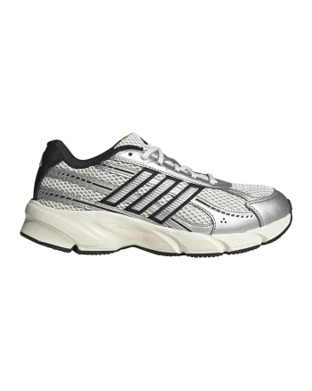 Pantofi sport din material textil Technochaos 2000, Alb/Argintiu