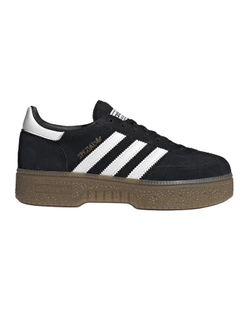 Pantofi sport Spezial din piele intoarsa cu logo, Alb/Negru