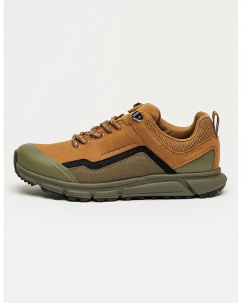 Pantofi sport low-cut impermeabili Outdoor Runner, Maro/Verde pal