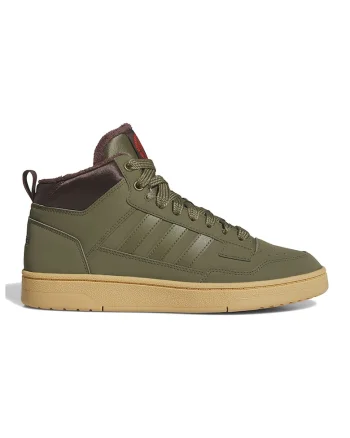 Tenisi mid-cut cu captuseala din plus Rapid Court, Verde pal