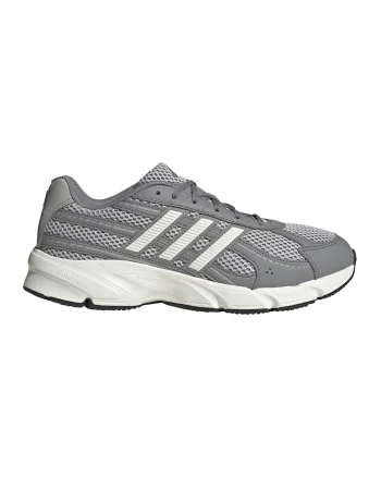 Pantofi sport Technochaos 2000 din material textil cu talpa cu amortizare, Alb/Alb optic/Gri inchis