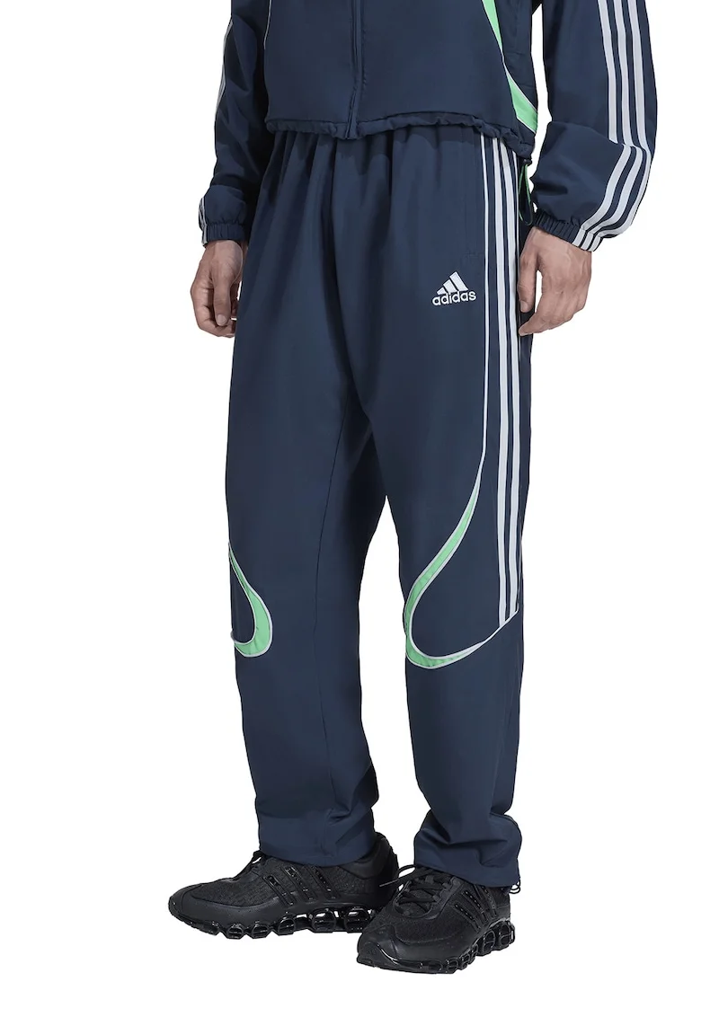 Pantaloni de trening cu benzi contrastante TeamGeist, Bleumarin