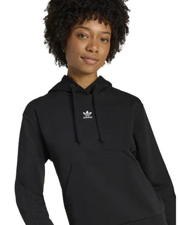Hanorac regular fit cu snur, Negru