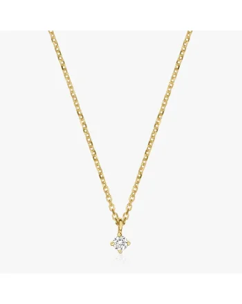 Colier din aur Timeless - Diamant 0.03 CT