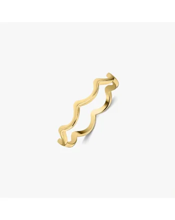 Inel din argint Golden Curl