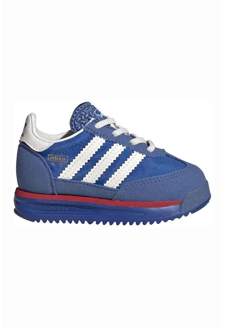 Pantofi sport SL 72 RS cu insertie din plasa, Alb/Albastru
