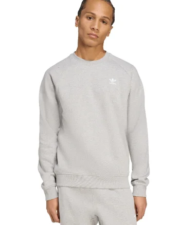 Bluza de trening cu decolteu la baza gatului si maneci raglan, Gri melange